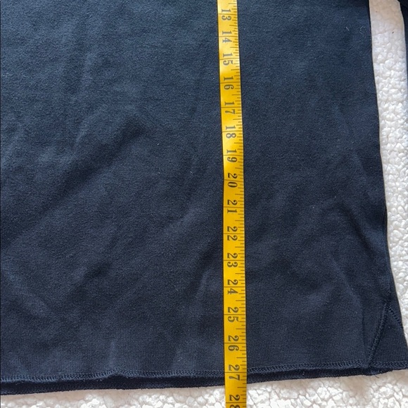 Zara Black Long Sleeve Tee Essential Crew Neck - Picture 5 of 6